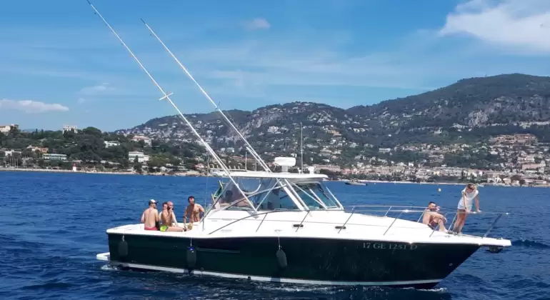 Pursuit 3400 Express Rental in Monaco | Peter Pan Boat