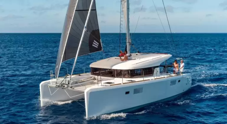 Catamaran Rental in Monaco | Lagoon 39′ with Captain – Up to 15 Guests