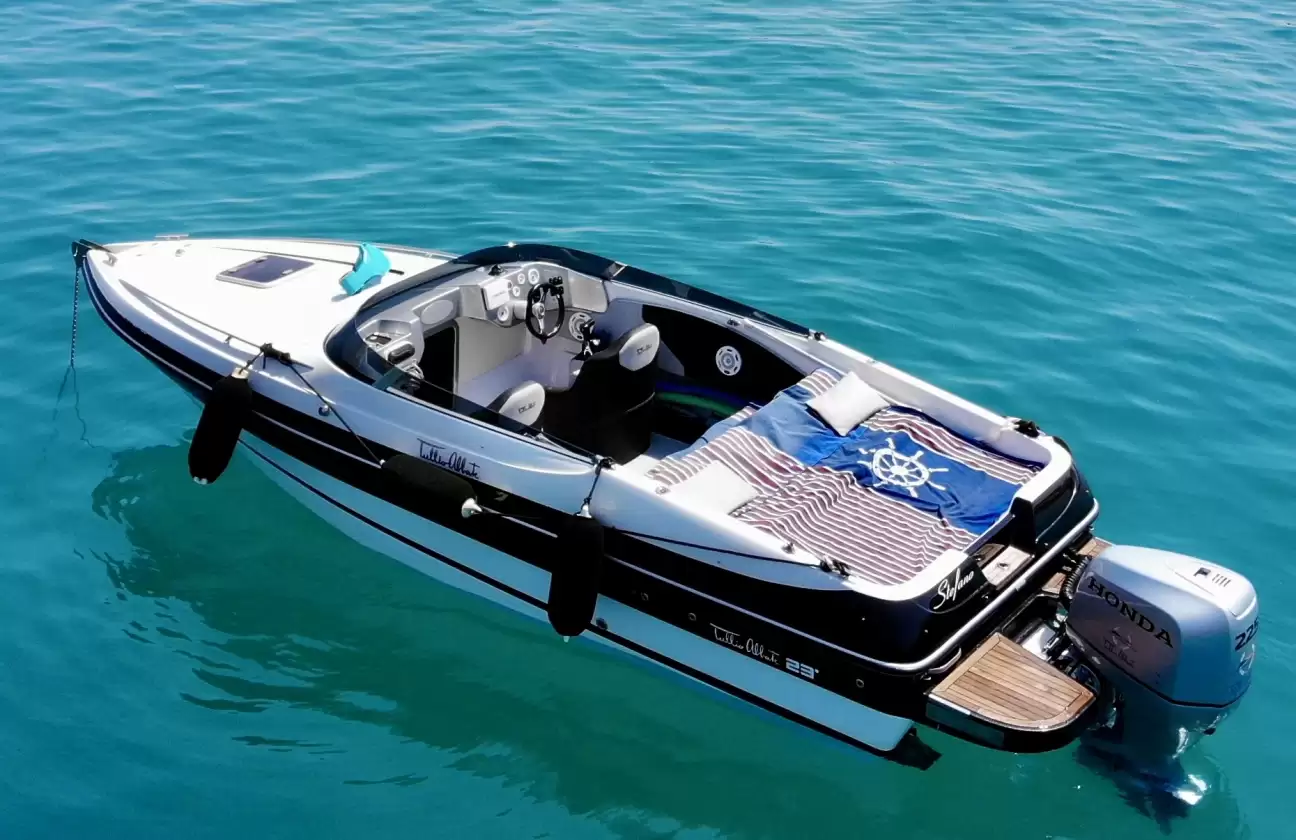 Tullio-Abbate Mito 23 Boat Rental in Monaco with Skipper – Best Price Guaranteed