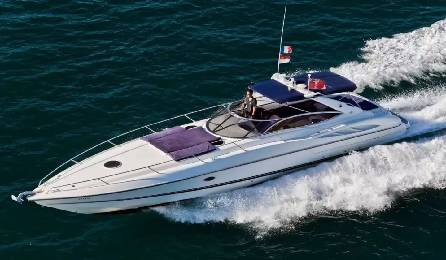Rent Sunseeker Superhawk 48 in Monaco – Luxury Motorboat with Captain