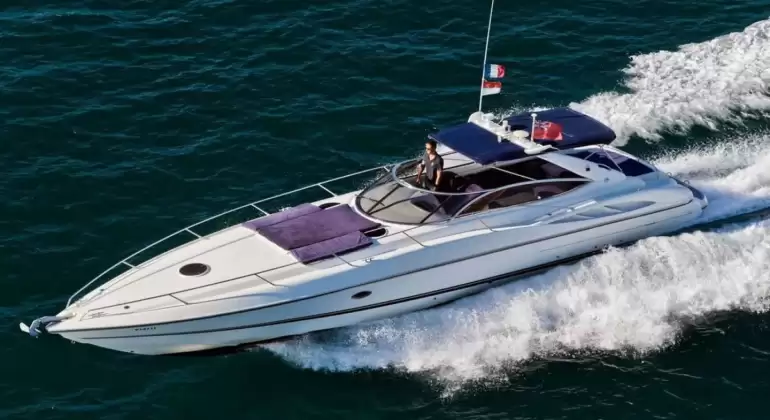 Rent Sunseeker Superhawk 48 in Monaco – Luxury Motorboat with Captain