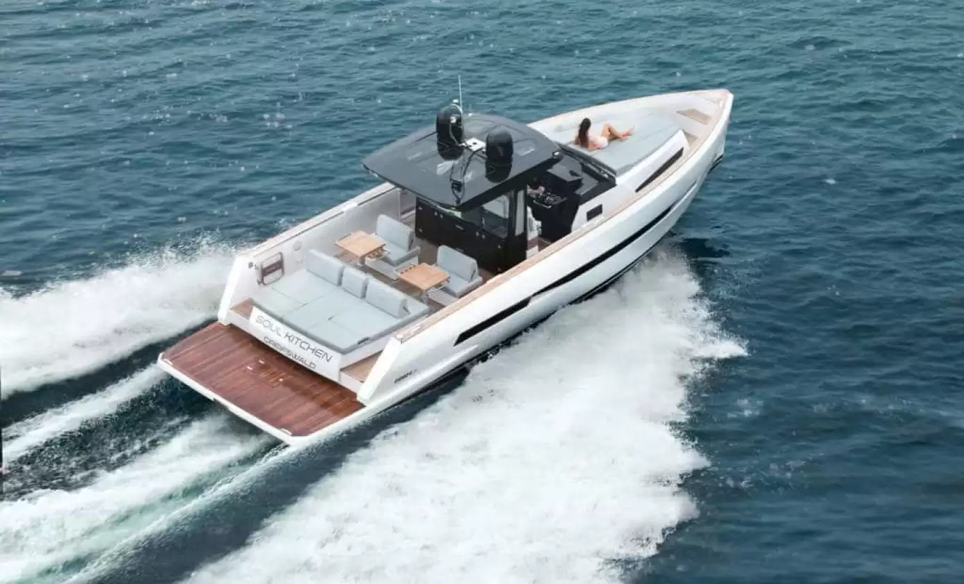 Motorboat Rental in Monaco – Fjord 42 Open with Captain